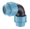 PP 90 deg elbow (Light blue 102)