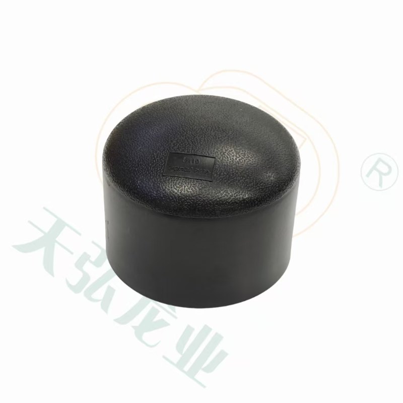  High Quality DN50-630 HDPE Pipe End Cap for Water Supply Systems 