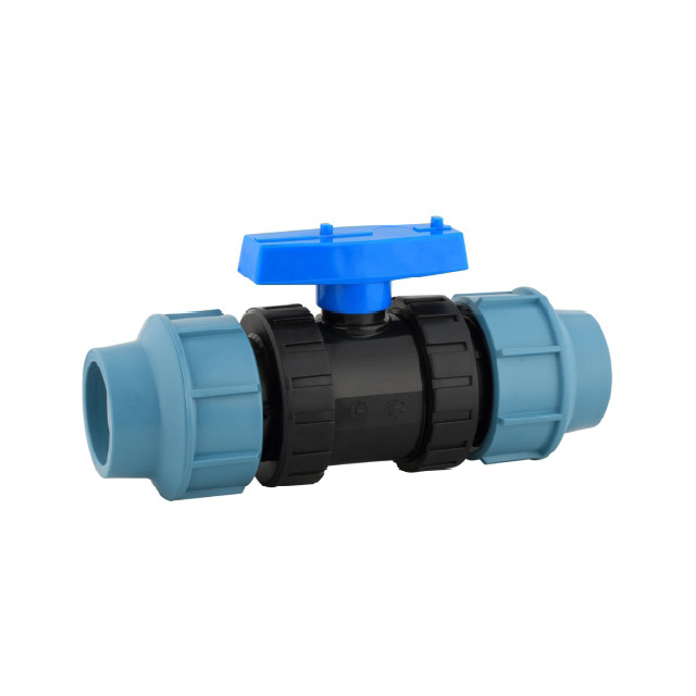PP True union compression valve