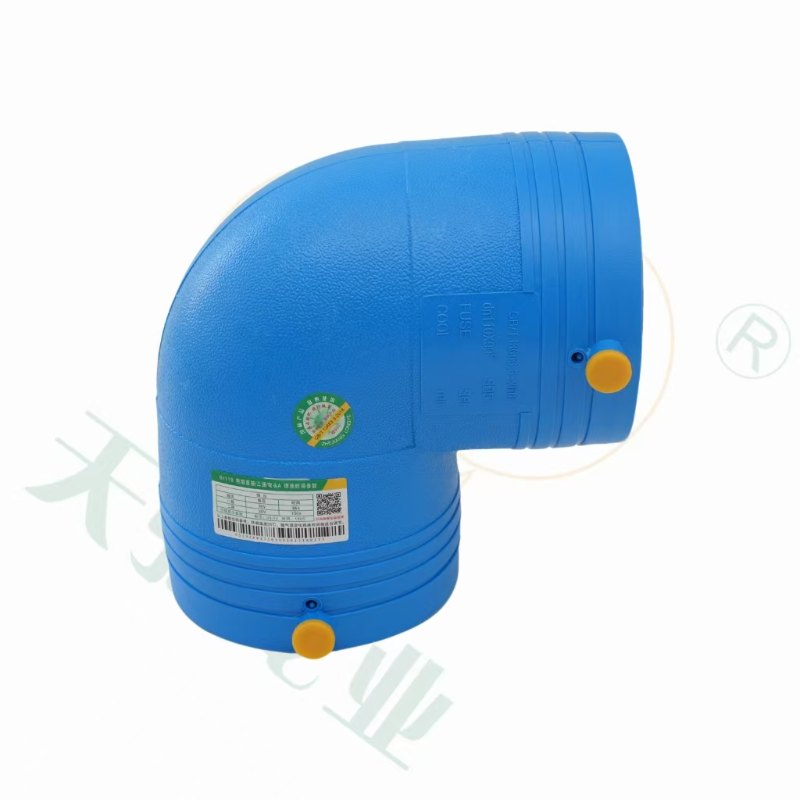 DN50-630 PN16 HDPE Butt Fused 90° Elbow for Water supply system