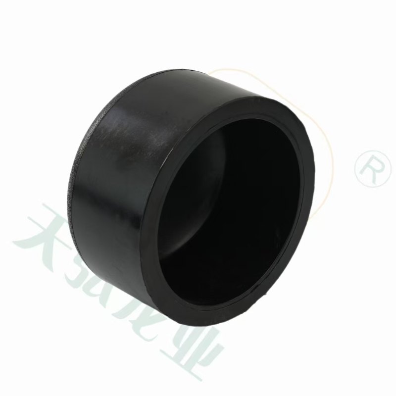  High Quality DN50-630 HDPE Pipe End Cap for Water Supply Systems 