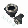 HDPE Female Thread Coupler for Water Supply with Stainless Steel Inner Part Pn16 SDR11