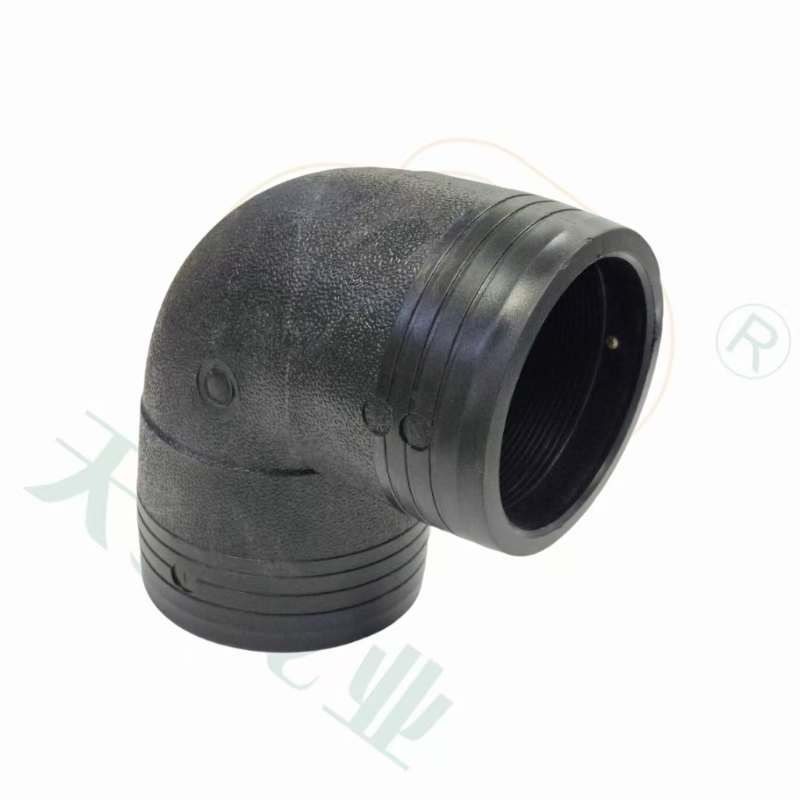 DN50-630 PN16 HDPE Butt Fused 90° Elbow for Water supply system