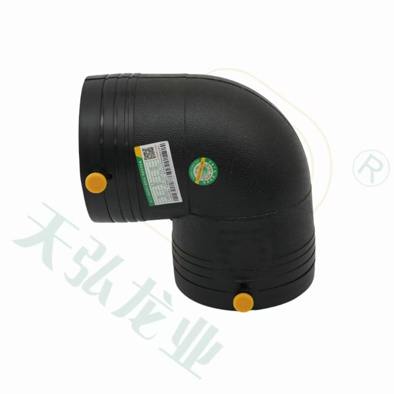 DN50-630 PN16 HDPE Butt Fused 90° Elbow for Water supply system