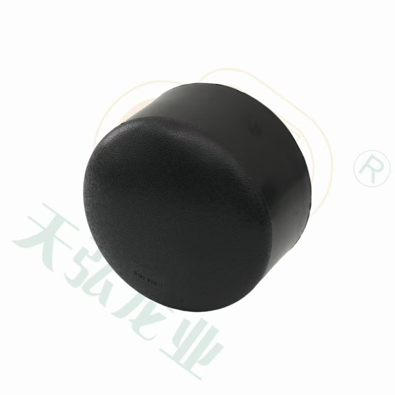  High Quality DN50-630 HDPE Pipe End Cap for Water Supply Systems 