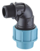 PP Male elbow (Light blue 103)