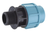 PP Male adaptor (Light blue 112)