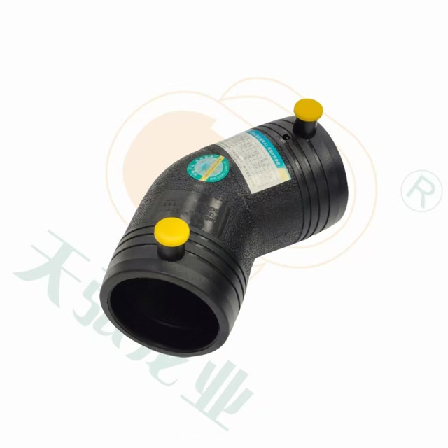 Water Supply HDPE Fused 45-Degree Elbow Electrofusion Pipe Elbow
